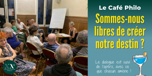 Café-Philo : Sommes-nous libres de créer notre destin ?