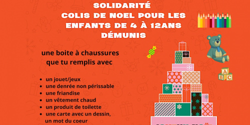 Colis de Noël pour les enfants de 4 à 12 ans