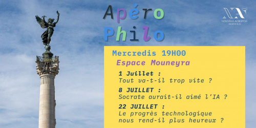 Apéro philo : Tout va-t-il trop vite ? 